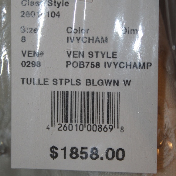 💖HOST PICK💖 Beaded Tulle Ball Gown Wedding Dress - Picture 4 of 9